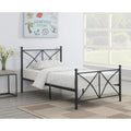 Black Twin Platform Bed