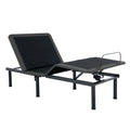 Bridgevine Home Twin XL Size Quick Assembly Adjustable Bed Frame with Voice Activated Controls