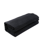 VEVOR Sound Dampening Blanket, 96 x 80, Extra Large Studio Grommeted Soundproof Blanket with Grommets, Light Blocker for Door Ac