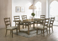 ACME Parfield Dining Table, Weathered Oak Finish DN01807