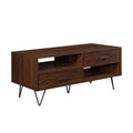 Modern Hairpin-Leg Coffee Table ?Dark Walnut