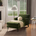 Alana Lawson Chaise Lounge Chair, Olive Green