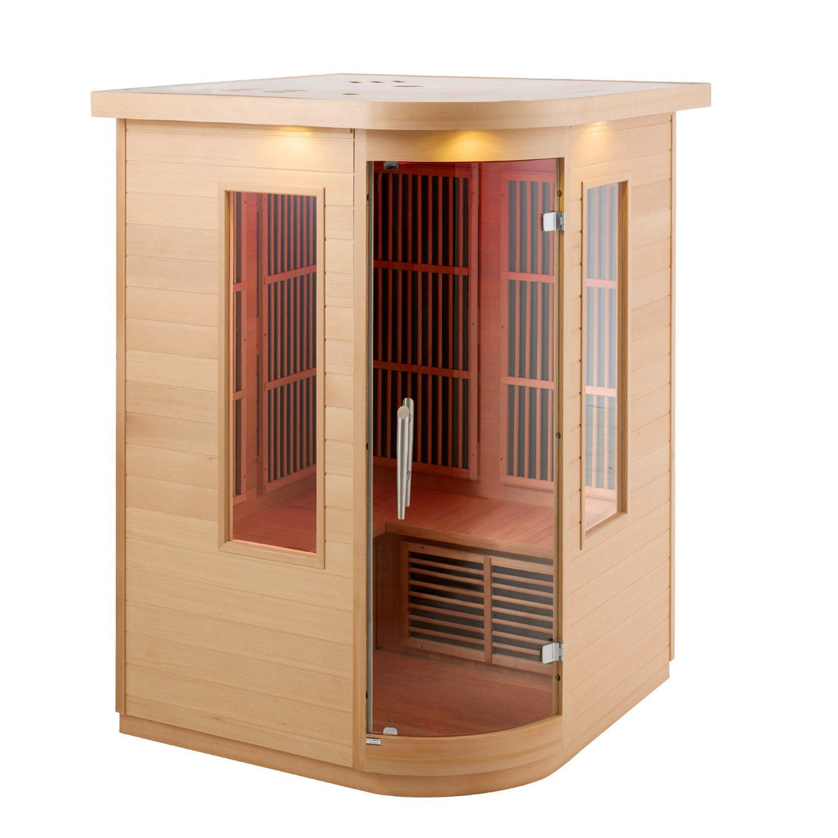 Vevor Far Infrared Wooden Sauna Room Home Sauna Spa For 2 Person 1850W