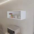 Black Rock Wall Cabinet with Open Storage