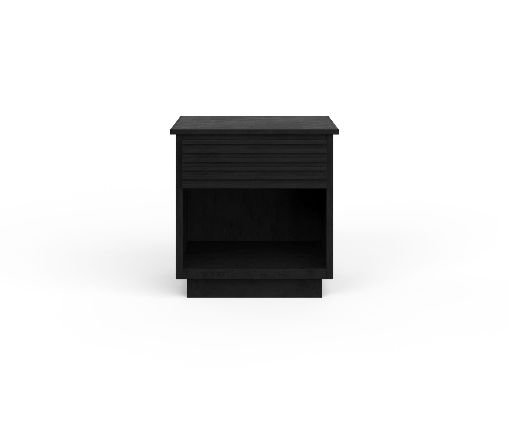 Bridgevine Home Stardust 24 inch End Table, No Assembly Required, Black Finish