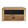 Chunky Oak-ish Floating Bedside