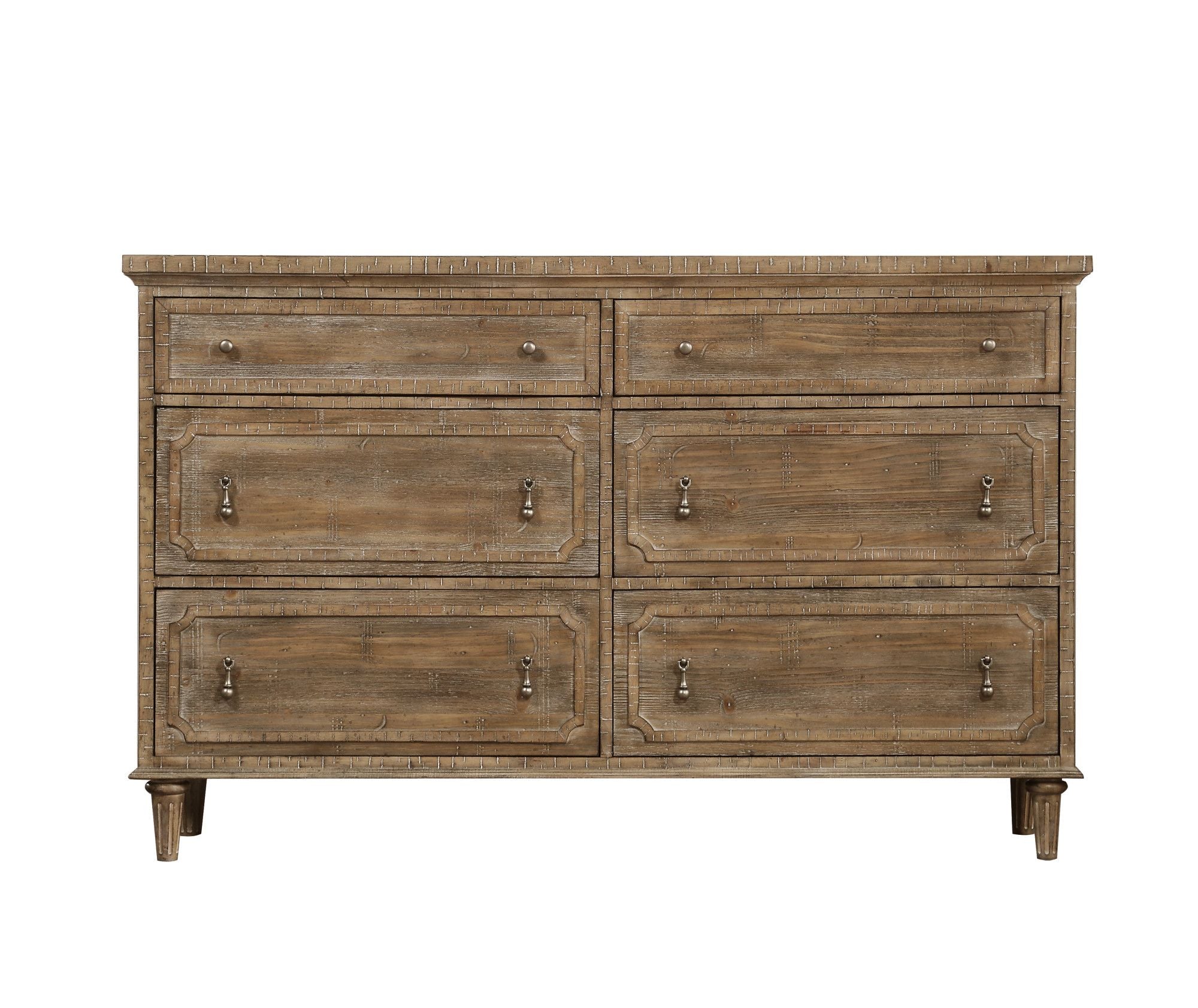 Wallace & Bay Ludin Taupe 6-Drawer Dresser