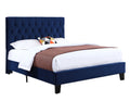 Wallace & Bay Luma Blue Full Upholstered Bed