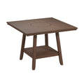 Wallace & Bay Glimm Brown Gathering Height Table