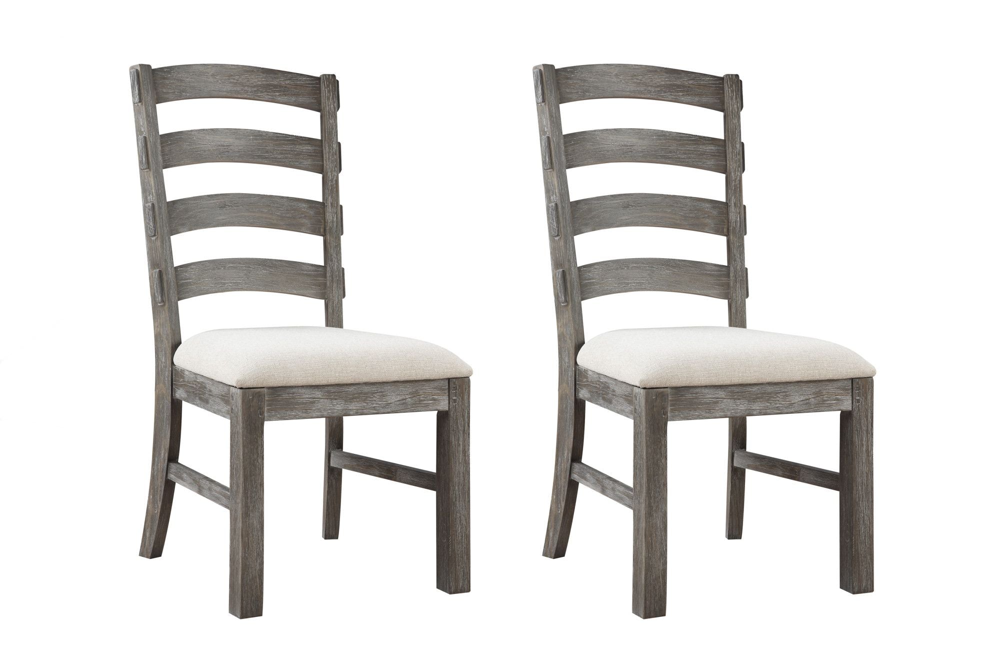 Wallace & Bay Rusti Brown Upholstered Dining Chairs, Set of 2