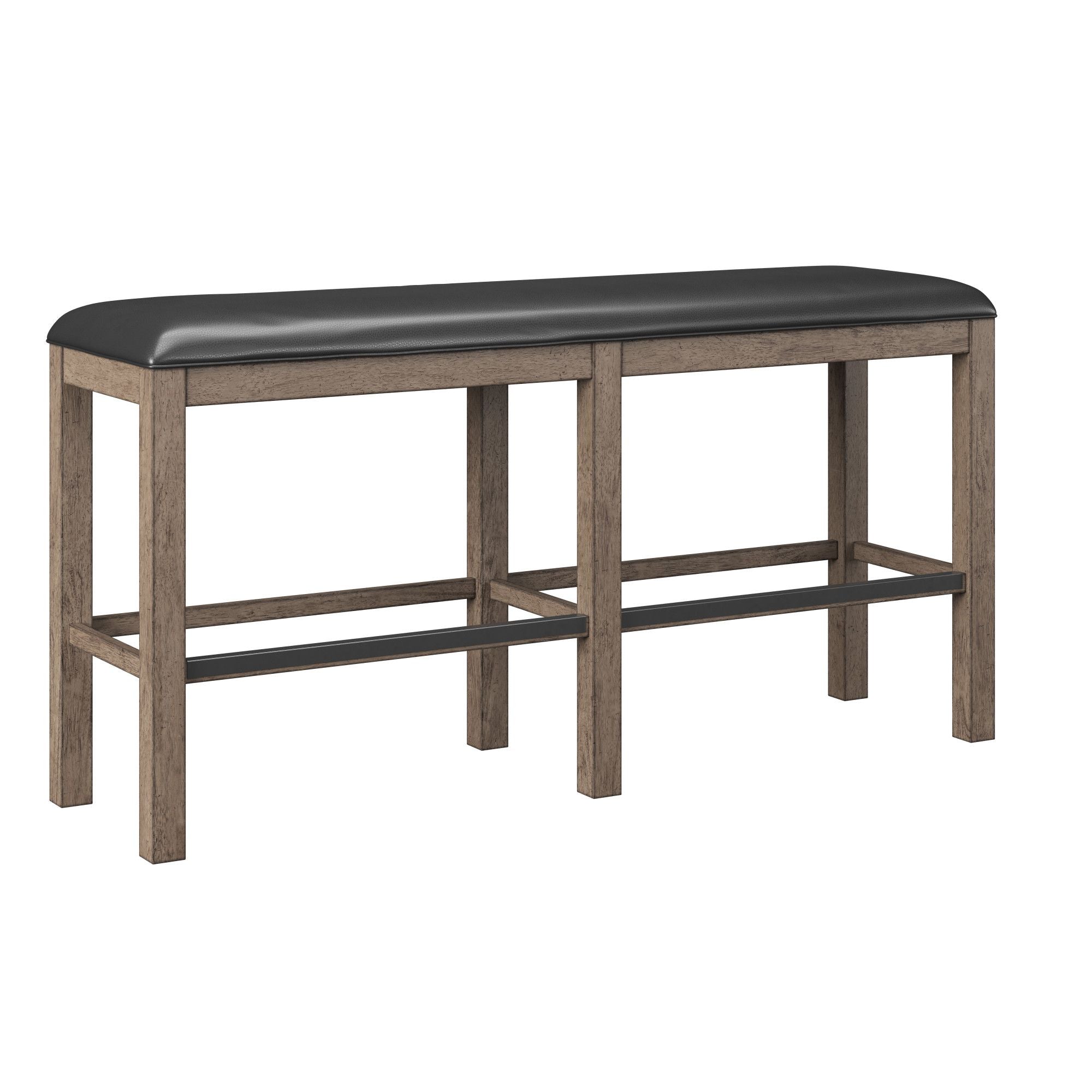 Wallace & Bay Benti Brown 60 Bar Height Bench