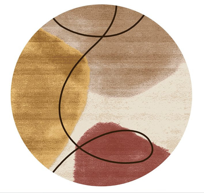 RABBIT NK814-1 - 41 x - 41 Washable Non-Slip Round Rug