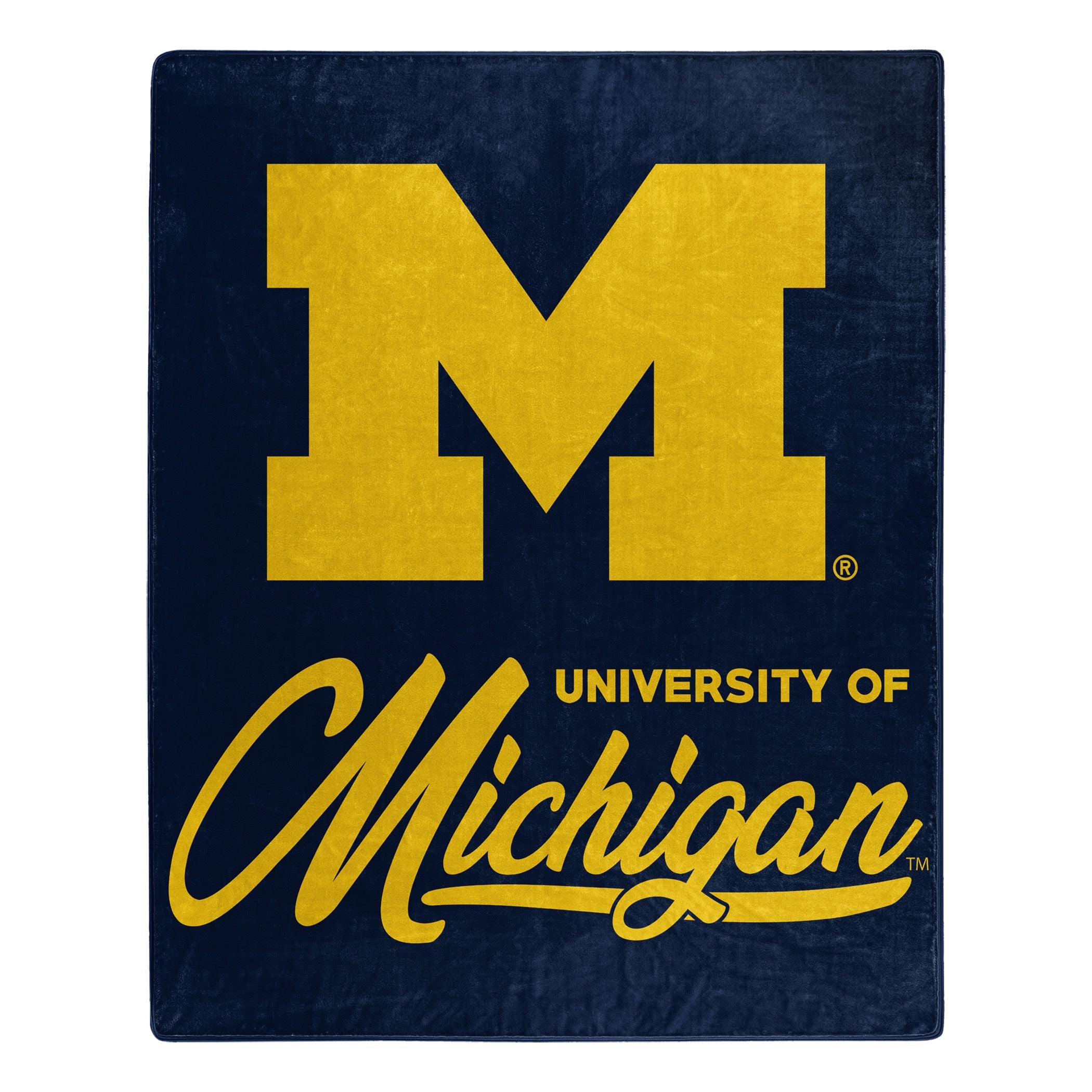 Michigan Official Ncaa Signature Raschel Throw Blanket(D0102Hx6Y0P)