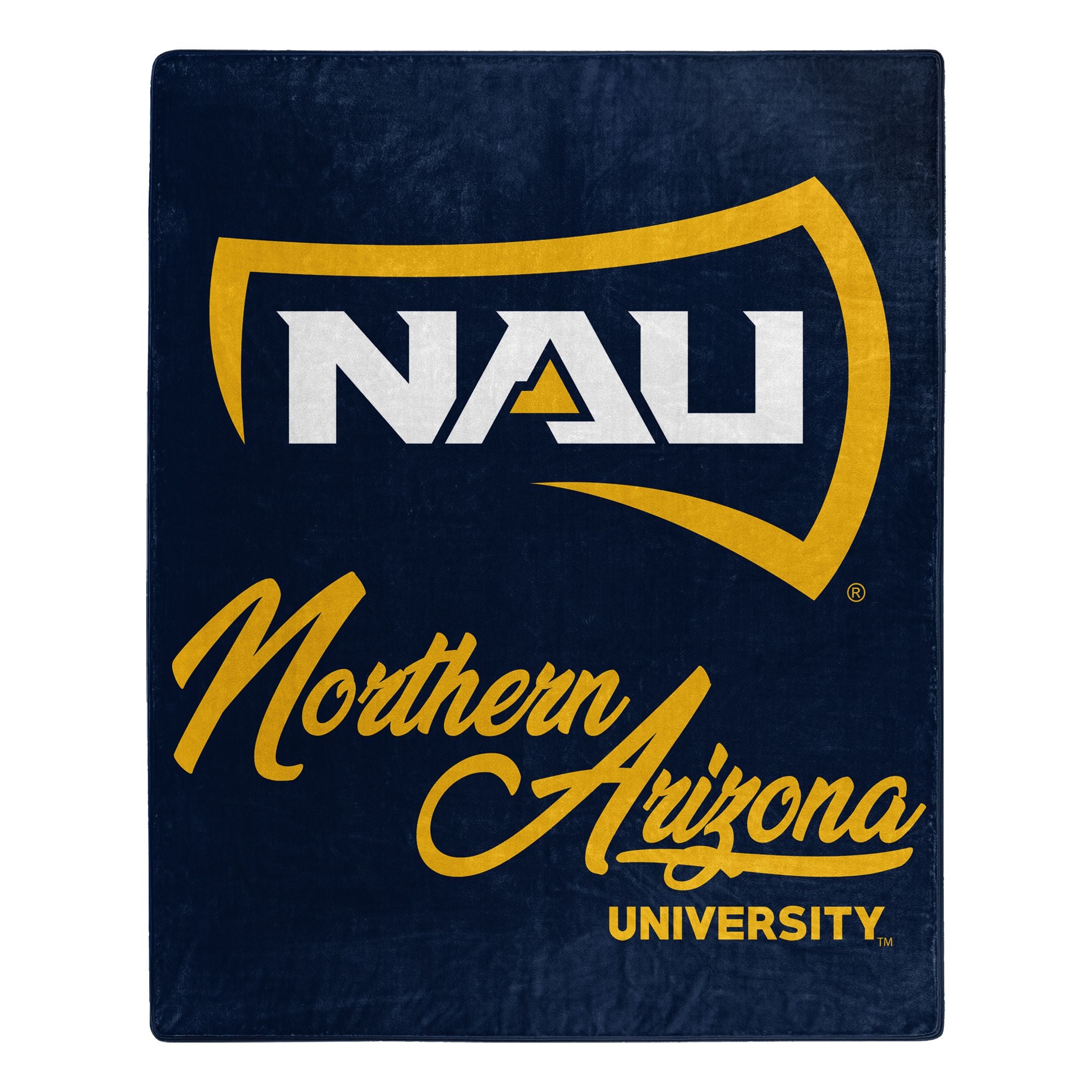 Northern Arizona Official Ncaa Signature Raschel Throw Blanket(D0102Hx6Yc2)