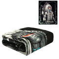 Plush Throw Blanket - Warrior - QUEEN BED 79x 95 - Special Edition Faux Fur Blanket For Beds, Sofa, Couch, Picnic, Camping(D0102
