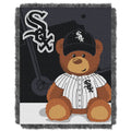 White Sox OFFIcIAL Major League Baseball Field Bear Baby 36x 46 Triple Woven Jacquard Throw by The Northwest company(D0102HXP01g