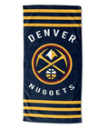 Nuggets OFFICIAL National Basketball Association, Stripe 30x 60 Beach Towel - by The Northwest Company(D0102HXV6LA.)