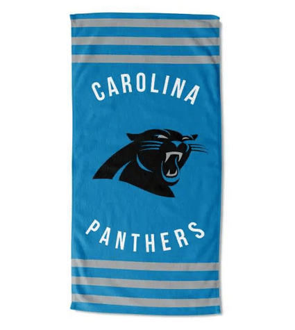 Panthers OFFICIAL Stripe Beach Towel(D0102HXV6MA.)