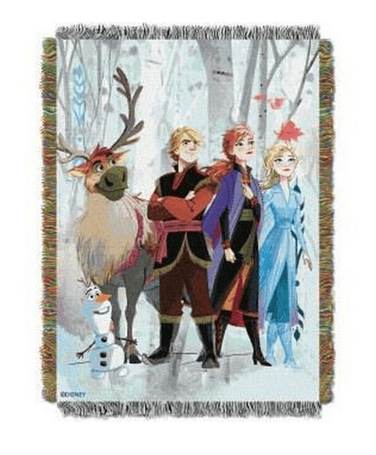 Disney Frozen 2 -Peering Out Licensed 48x 60 Woven Tapestry Throw by The Northwest Company(D0102HXV6XU.)
