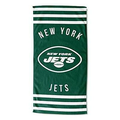 Jets OFFICIAL Stripe Beach Towel(D0102HXV6YW.)