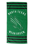 NorthTexas OFFICIAL Collegiate Stripes Beach Towel(D0102HXVDHA.)