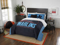 Marlins OFFICIAL Major League Baseball, Bedding, Grand Slam Full/Queen Printed Comforter (86x 86) & 2 Shams (24x 30) Set by The 