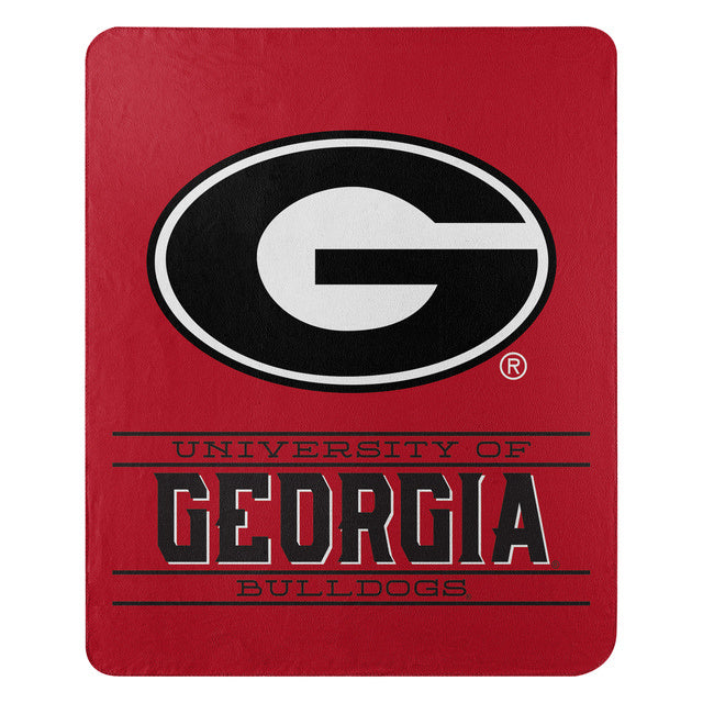 Georgia Official Collegiate 'Control' Fleece Throw(D0102Hxvymu.)