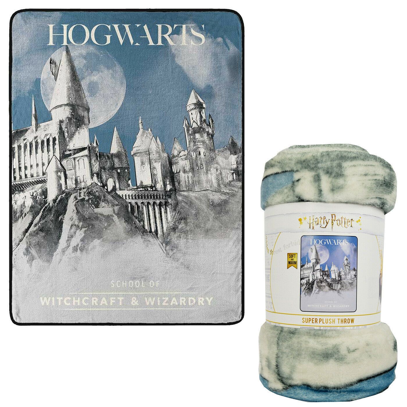 Harry Potter Witchcraft & Wizardry Licensed 46x 60 Micro Raschel Throw by The Northwest Company(D0102HXVYRG.)