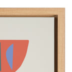 Sylvie Mid Century Succulents Framed Canvas by Rachel Lee of My Dream Wall