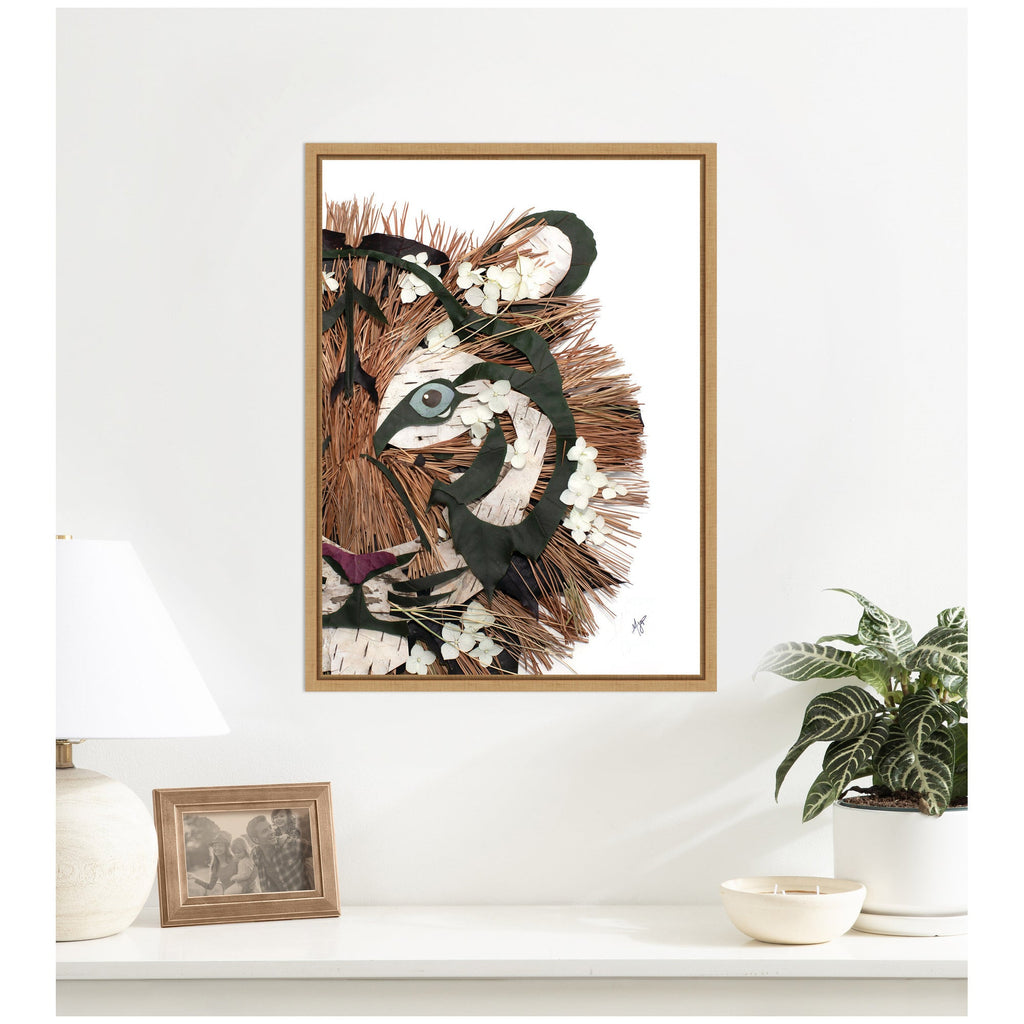 Tiger by Madeline Jeppesen Framed Canvas Wall Art Print