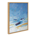 Sylvie Golden Dunes Framed Canvas by Giuliana Lazzerini