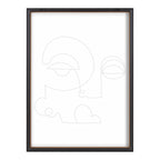 Blake Inner Battle Framed Printed Glass by Shatha Al Dafai