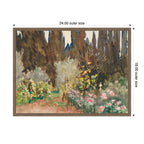 Gardens at Florence circa 1910 John Singer Sargent by Nostalgia Prints Framed Canvas Wall Art Print