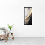Luxe Drift Modern Glamour Abstract by The Creative Bunch Studio Framed Canvas Wall Art Print