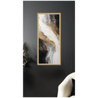 Luxe Drift Modern Elegant Abstract by The Creative Bunch Studio Framed Wall Art Print