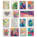 Sylvie EV Brushstroke 100 Framed Canvas by Jessi Raulet of Ettavee