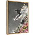 Sylvie Spring Skiing Framed Canvas by Sarah Eisenlohr