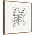 Floral Bouquet by Gabrielly Guedes Framed Canvas Wall Art Print