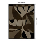 Sylvie Contour 2 Framed Canvas by Shatha Al Dafai