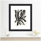 Framed Art Dark Floral by Alicia Bock