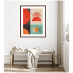 Circles in Harmony No. 11 by Vitor Costa Framed Wall Art Print