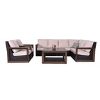 Delano 5-Piece Wicker Sectional Sofa Set