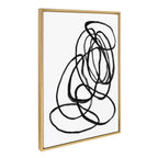 Sylvie Ring of Light 2 Framed Canvas by Nikki Chu