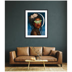 Luna Ascending by Charlotte Brindley Framed Wall Art Print