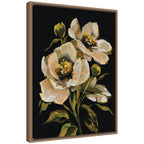 Sylvie Moody Floral 8 Framed Canvas by Annie Quigley