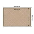 Pinboard Beige Lattice Pattern