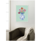 Tulip Vase by Lucia Gianello Framed Canvas Wall Art Print