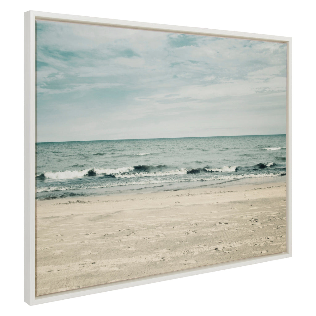 Sylvie Beach 2 Framed Canvas by Emiko and Mark Franzen of F2Images