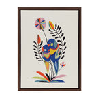 Sylvie Rainbow Lorikeet Framed Canvas by Rachel Lee of My Dream Wall