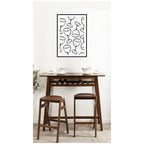Wine Everywhere by Gabrielly Guedes Framed Canvas Wall Art Print